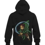 Tanjiro Kamado Demon Slayer Custom Embroidered Hoodie
