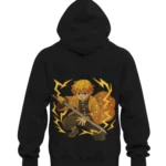 Zenitsu Agatsuma Demon Slayer Embroidered Hoodie