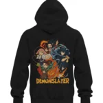 Demon Slayer Characters Black Hoodie