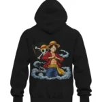Luffy One Piece Black Hoodie