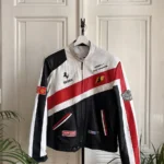 Ferrari Racing F1 Streetwear Leather Jacket