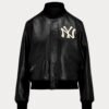 Polo Ralph Lauren Yankees Leather Jacket – Black Bomber, Limited Edition