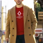 Nick Jonas A Very Jonas Christmas Brown Long Coat