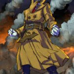 Q Street Fighter Beige Trench Coat