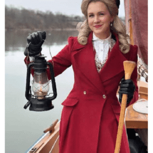 A Newport Christmas 2025 Ginna Claire Mason Red Coat